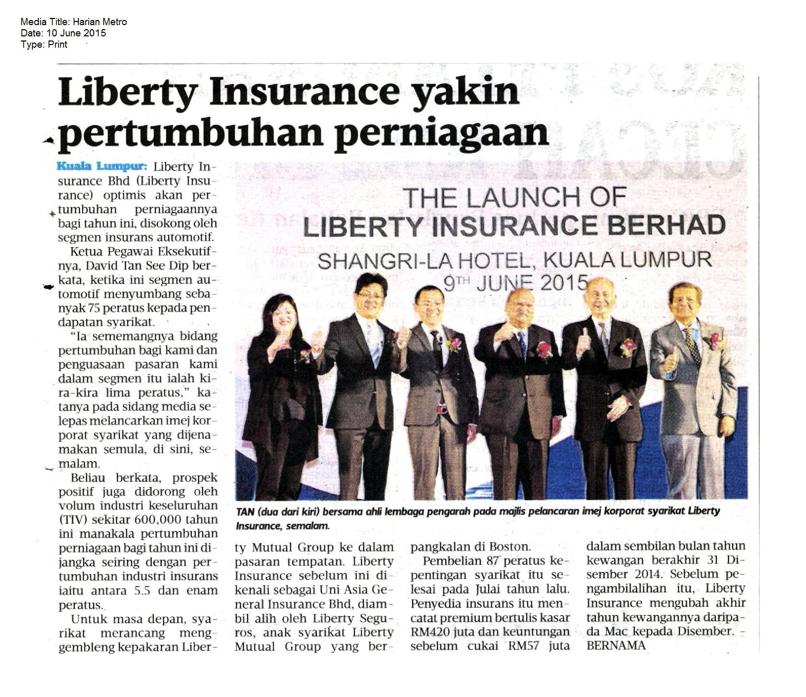 Malaysia liberty insurance Liberty Mutual