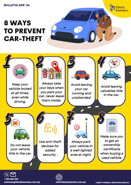 April 2024 - 8 ways to prevent Car Theft