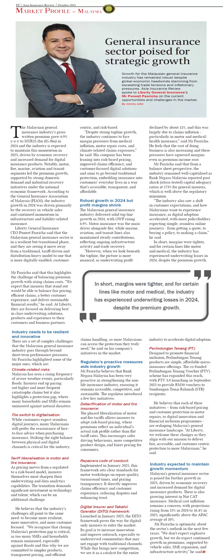 General insurance sector poised for strategic growth