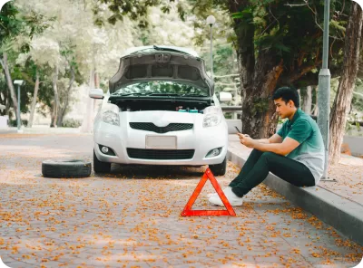 Car Breakdown Step 1 Image